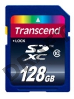 Флеш карта SDXC 128Gb Class10 Transcend TS128GSDXC10 w/o adapter