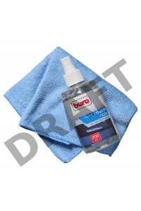 Чистящий набор (салфетки + гель) Buro BU-Glcd (салфетка и гель) для экранов ЖК мониторов блистер 200мл