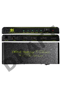 Разветвитель Greenconnect v1.4 HDMI 1на 4 выхода, 4K2K 30Hz /1080p 120Hz + индикация серия Greenline GL-v104C Greenconnect Разветвитель v1.4 HDMI 1на 4 выхода, 4K2K 30Hz /1080p 120Hz + индикация серия Greenline GL-v104C
