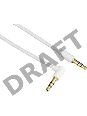 Кабель Hama 00173875 Jack 3.5 (m) Jack 3.5мм (m) 1м белый