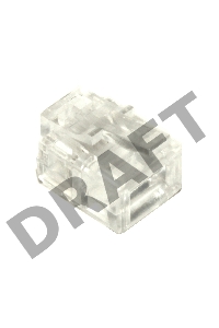 Коннектор телефонный RJ-11 6P4C (6 мест, 4 контакта) VCOM <VTE7716> 