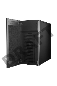 Корпус без БП Cooler Master Silencio S600, USB3.0x2, 1xSD card reader, 2x120 Fan, TG Side Panel, ATX, w/o PSU