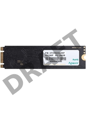 Твердотельный накопитель SSD M.2 PCI-E Gen3x4 240 Gb Apacer NVMe AS2280P4 AP240GAS2280P4-1