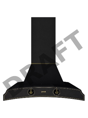 Вытяжка каминная Gorenje Classico DK63MCLB черный управление: тактовое (1 мотор)