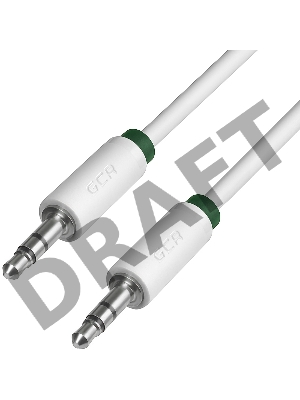 Greenconnect Кабель аудио 3.0m jack 3,5mm/jack 3,5mm белый, зеленая окантовка, ультрагибкий, 28 AWG, M/M, Premium GCR-AVC1662-3.0m, экран, стерео Greenconnect Кабель аудио 3.0m jack 3,5mm/jack 3,5mm белый, зеленая окантовка, ультрагибкий, 28 AWG, M/M, Pre