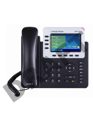 Телефон Grandstream GXP-2140, VoIP 2 Порта Ethernet 10/100/1000, 4 SIP линий, цветной TFT дисплей 480x272, HD Audio