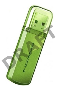 Флеш Диск Silicon Power 8Gb Helios 101 SP008GBUF2101V1N USB2.0 зеленый