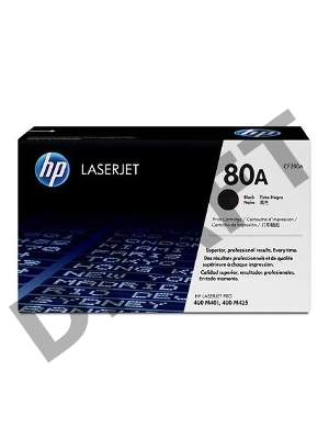 Тонер-картридж HP 80A (CF280A) черный для LaserJet Pro 400 M401/M425 2700 стр.