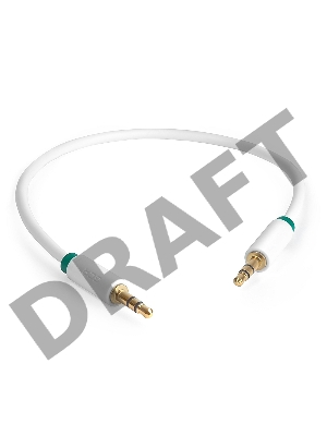 Greenconnect Кабель аудио 3.0m jack 3,5mm/jack 3,5mm белый, зеленая окантовка, ультрагибкий, 28 AWG, M/M, Premium GCR-AVC1662-3.0m, экран, стерео Greenconnect Кабель аудио 3.0m jack 3,5mm/jack 3,5mm белый, зеленая окантовка, ультрагибкий, 28 AWG, M/M, Pre