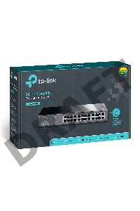 Коммутатор TP-Link SMB TL-SG1024DE 24-Port Gigabit Easy Smart Switch, 24 10/100/100Mbps RJ45 ports,  MTU/Port/Tag-based VLAN, QoS, IGMP Snooping