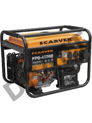 Генератор Carver PPG- 6500Е 9.6кВт