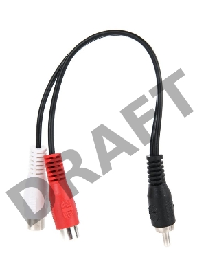 Кабель-разветвитель Telecom 1RCA (M) - 2RCA (F)<TAV4954-0.2M>