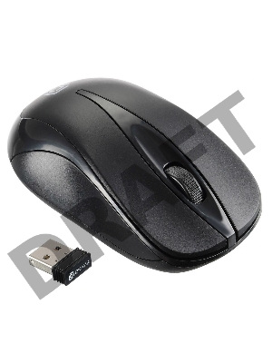 Мышь Oklick 675MW черный оптическая (800dpi) беспроводная USB (2but)