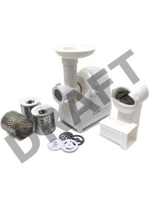 Мясорубка Белвар Помощница КЭМ-П2У 302-06, 1500 Вт, насадка для теста, колбас, шинковка, ф-ция реверс