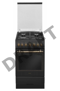 Плита Комбинированная Hansa FCMA58109 черный