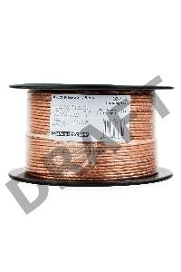 Акустический кабель Cablexpert CC-TC2x2,5-100M, прозрачный, 100 м, на катушке