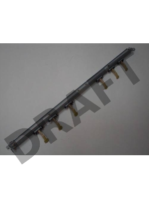 Планка с пальцами нагревательного вала (6пальцев) XEROX WCP 4110/4112/4595