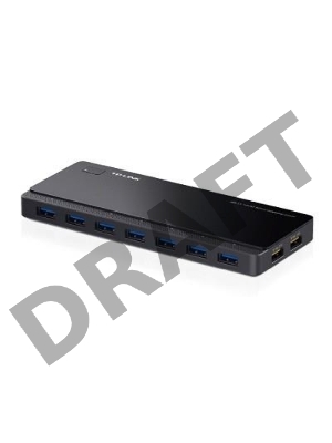 Сетевое оборудование TP-Link UH720 7 ports USB 3.0 Hub with 2 power charge ports (2.4A Max), Desktop, a 12V/4A Power Adapter included