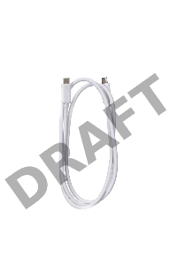 Кабель USB 3.1 Type Cm -- Cm IC 5А 10Gbs длина 1M, Telecom <TC420B> черный