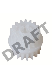Шестерня 17T/17T привода печи HP LJ P3005/M3027/M3035 (RU5-0958) OEM