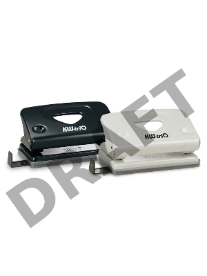 Дырокол Kw-Trio Classic Mini 941 макс.:10лист. металл ассорти с линейкой