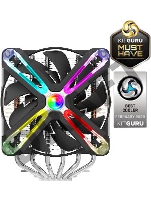 Кулер ZALMAN CNPS20X, 2x140mm RGB FANS, 6 HEAT PIPES, 4-PIN PWM, 800-1500 RPM, 29DBA, FDB BEARING, FULL SOCKET SUPPORT