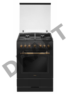 Плита Комбинированная Hansa FCMA68109 черный