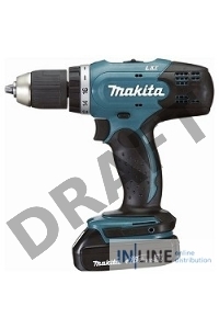 Дрель-шуруповерт Makita DDF453SYE Дрель ак {18В,2х1.5Ач Li-ion,БЗП-13мм,0-400\1300об\м,42\27Нм,1.8кг,чем}