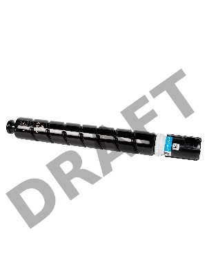 Тонер-туба Sakura CEXV49C для Canon, синий, 19000 к.