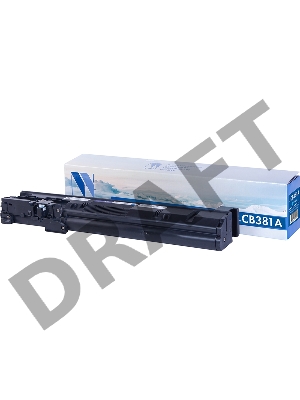 Картридж NV Print совместимый HP CB381A Cyan для LJ Color CP6015/6015N/CM6030/CM6040/CP6015 (21000k)