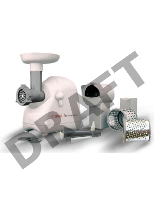 Мясорубка Белвар Помощница КЭМ-П2У 302-09, 1500Вт, насадка для теста, колбас, шинковка, соковыжималка реверс