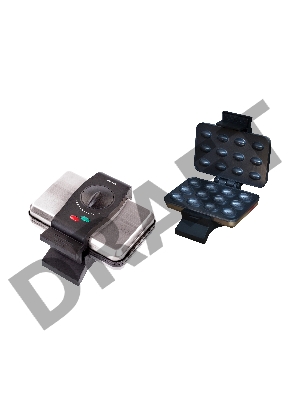 Вафельница WILLMARK WM-105W (1000Вт,форма орешница, терморег., антиприг.покр., инд. готовности)