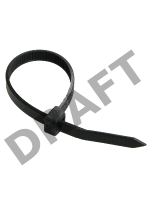 Хомут кабельный 3.6х250 нейл. черн. (уп.100шт) ИЭК UHH32-D036-250-100