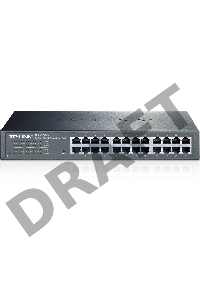 Коммутатор TP-Link SMB TL-SG1024DE 24-Port Gigabit Easy Smart Switch, 24 10/100/100Mbps RJ45 ports,  MTU/Port/Tag-based VLAN, QoS, IGMP Snooping