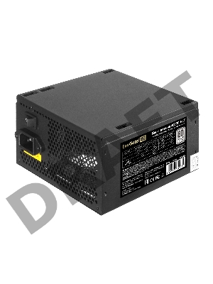 Блок питания 400W ExeGate 80 PLUS® 400PPH-LT-OEM (ATX, APFC, КПД 82% (80 PLUS), 12cm fan, 24pin, (4+4)pin, PCIe, 5xSATA, 3xIDE, black, RTL)