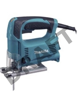 Лобзик Makita 4329 Лобзик,в\рук, {450Вт,500-3100об\м,ход-18мм,рез-65мм,1.9кг,кор,маятн,Al подошва}