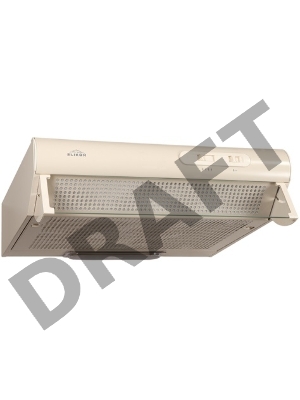 Вытяжка козырьковая Elikor Davoline 50П-290-П3Л кремовый управление: ползунковое (1 мотор)