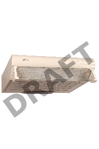 Вытяжка козырьковая Elikor Davoline 50П-290-П3Л кремовый управление: ползунковое (1 мотор)