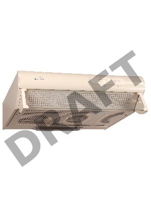 Вытяжка козырьковая Elikor Davoline 50П-290-П3Л кремовый управление: ползунковое (1 мотор)