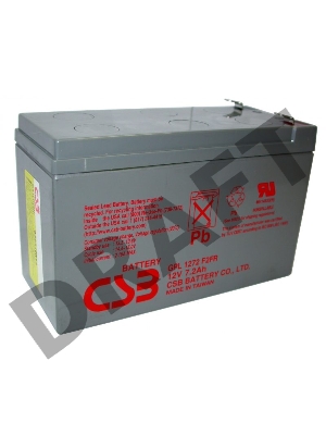 Батарея CSB GPL 1272 (12V, 7Ah F2) с увеличенным сроком службы