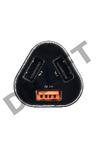 АЗУ (ACD-C233-X3B)  23Вт, 3xUSB 1QC+2Smart, 3.6~12В, 3А RTL {120}