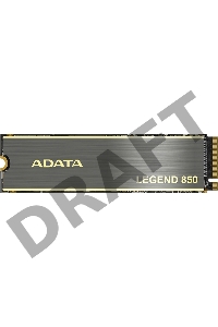 Твердотельный накопитель SSD M.2 2280 2TB ADATA LEGEND 850 Client SSD [ALEG-850-2TCS] PCIe Gen4x4 with NVMe, 5000/4500, IOPS 400/550K, MTBF 2M, 3D NAND, 2000TBW, 0,55DWPD, Heat Sink, SMI SM2269XT, Work with PS5, RTL