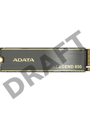 Твердотельный накопитель SSD M.2 2280 2TB ADATA LEGEND 850 Client SSD [ALEG-850-2TCS] PCIe Gen4x4 with NVMe, 5000/4500, IOPS 400/550K, MTBF 2M, 3D NAND, 2000TBW, 0,55DWPD, Heat Sink, SMI SM2269XT, Work with PS5, RTL