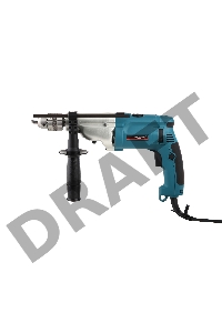 Дрель ударная Makita HP2070 1010Вт патрон:кулачковый реверс (кейс в комплекте)