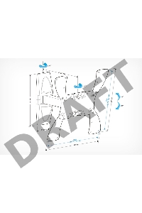 Кронштейн для телевизора Holder LCDS-5020 белый 22