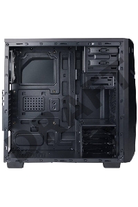 Корпус Zalman Z1 <Middle Tower, ATX,micro-ATX, без БП, размеры 199(Ш)х432(В)х457(Г)мм, черный, 5.25 х2 (внешний), 3.5х4 и 2.5х1 (внутренние), 120мм вентиляторы спереди и сзади, USB 3.0. и 2.0>