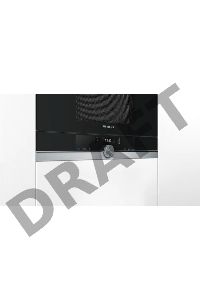 Микроволновая печь SIEMENS BE634LGS1M iQ700 Встраиваемая, 382 x 594 x 318 21л 900W гриль TouchControl 10 автопрограмм открытие двери с кнопки