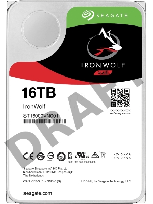 Жесткий диск HDD 16Tb Seagate IronWolf ST16000VN001 3.5