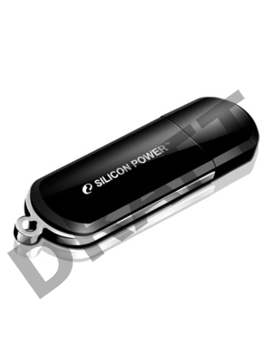 Флеш Диск Silicon Power 8Gb LuxMini 322 SP008GBUF2322V1K USB2.0 черный