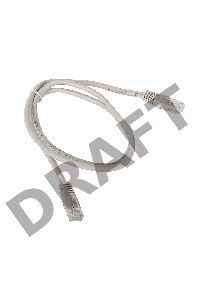 Коммутационный шнур Патчкорд литой Aopen/Qust ANP511_1M UTP кат.5е 1м серый